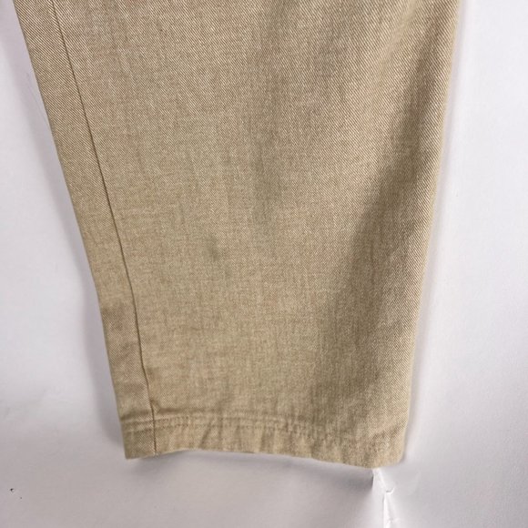 Kavu Roughneck Oatmeal Tan Thick Canvas Cargo Mens Straight Leg Pants 38 FLAW - Picture 8 of 13